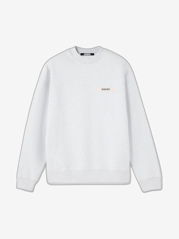 Sweat-shirt Jacquemus en gris : devant