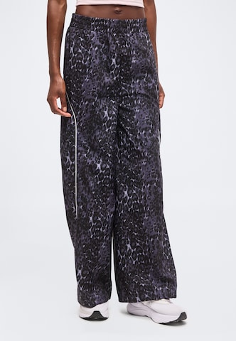 Wide Leg Pantalon de sport PUMA en bleu : devant