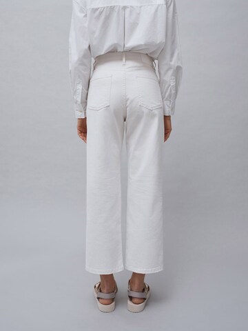 OPUS Normalny krój Jeansy 'Lani' w kolorze biały