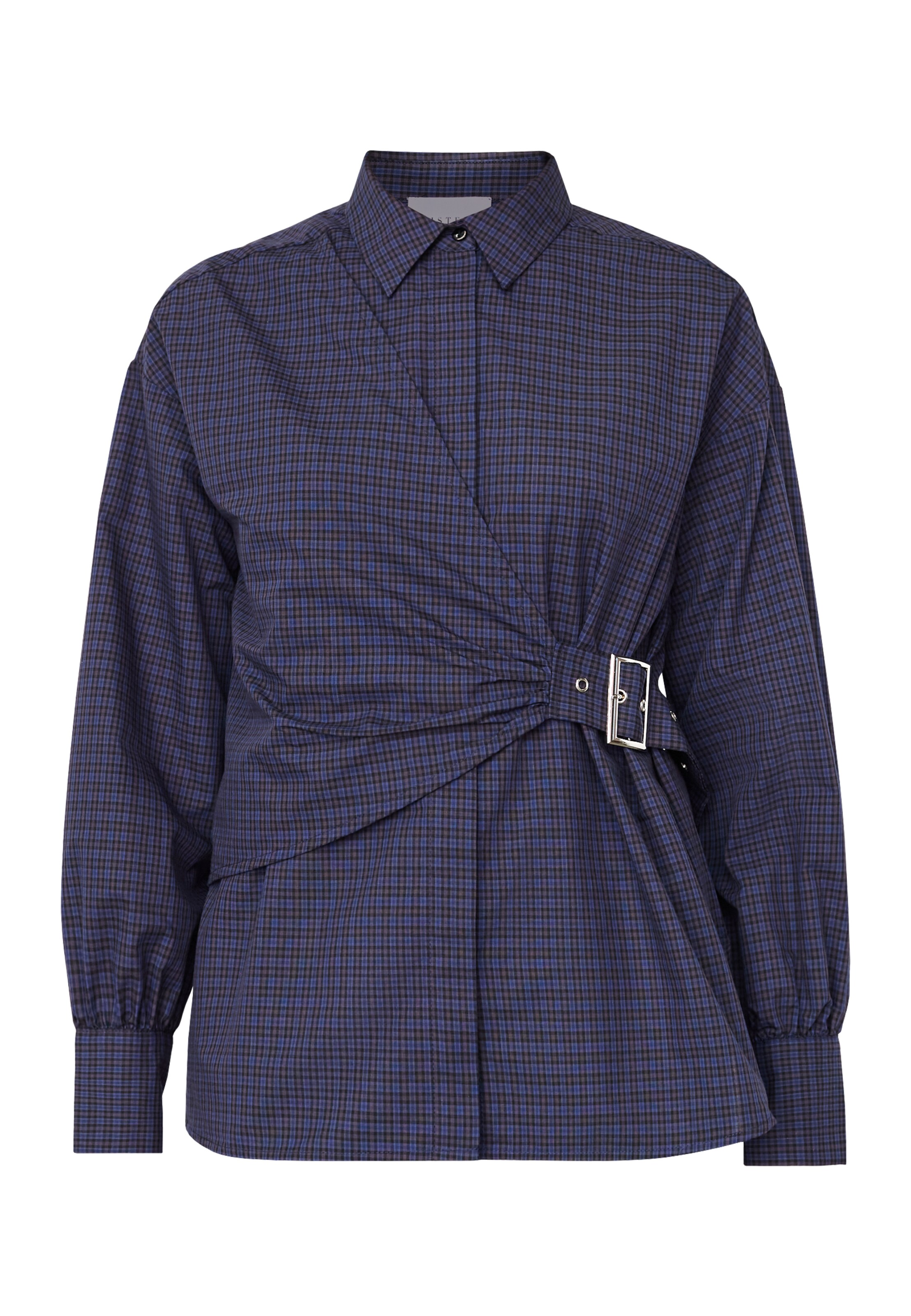 SISTERS POINT - Blusa 'ETAPA' en azul: frente