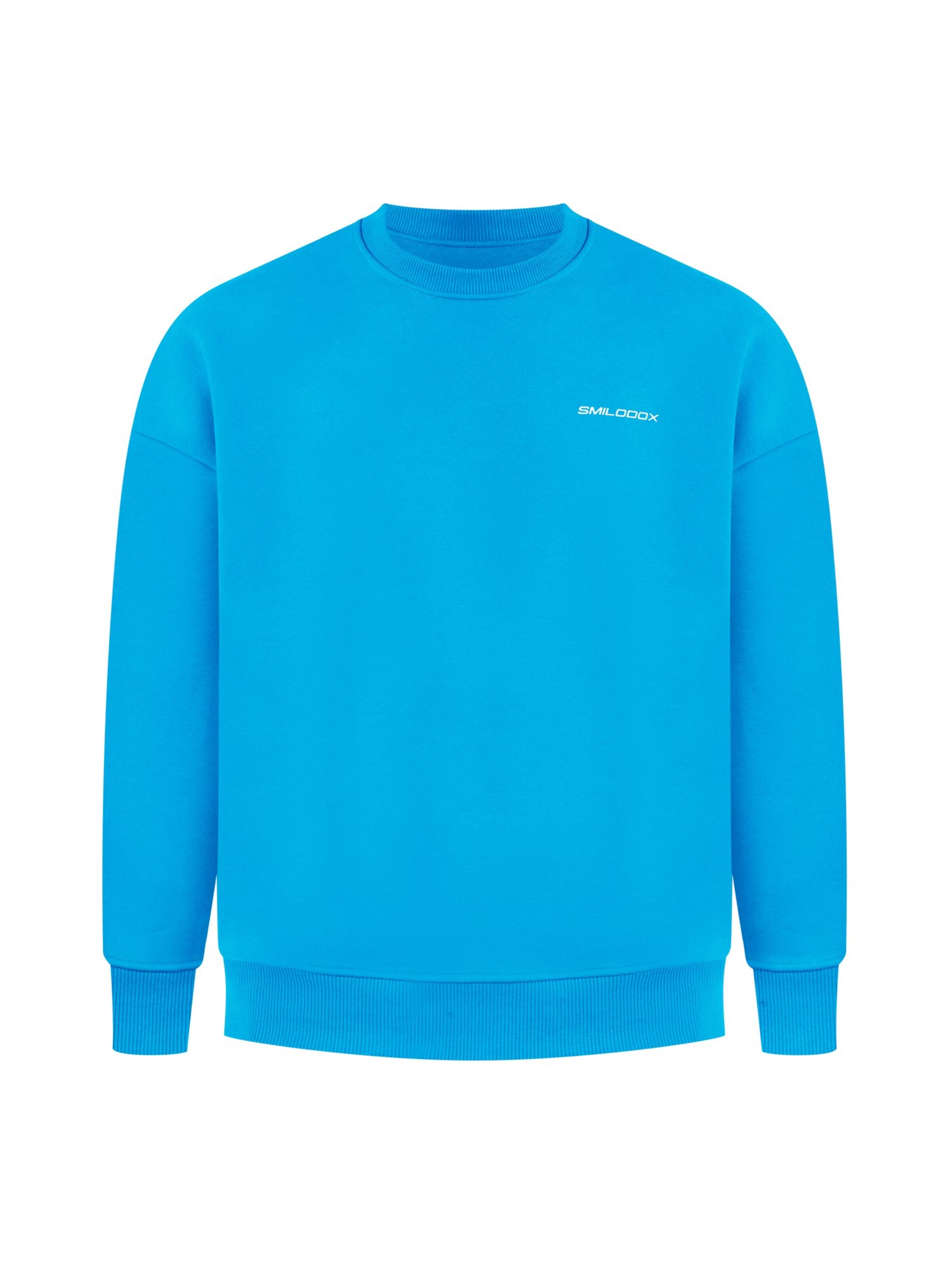 Smilodox Sweatshirt in Blauw: voorkant