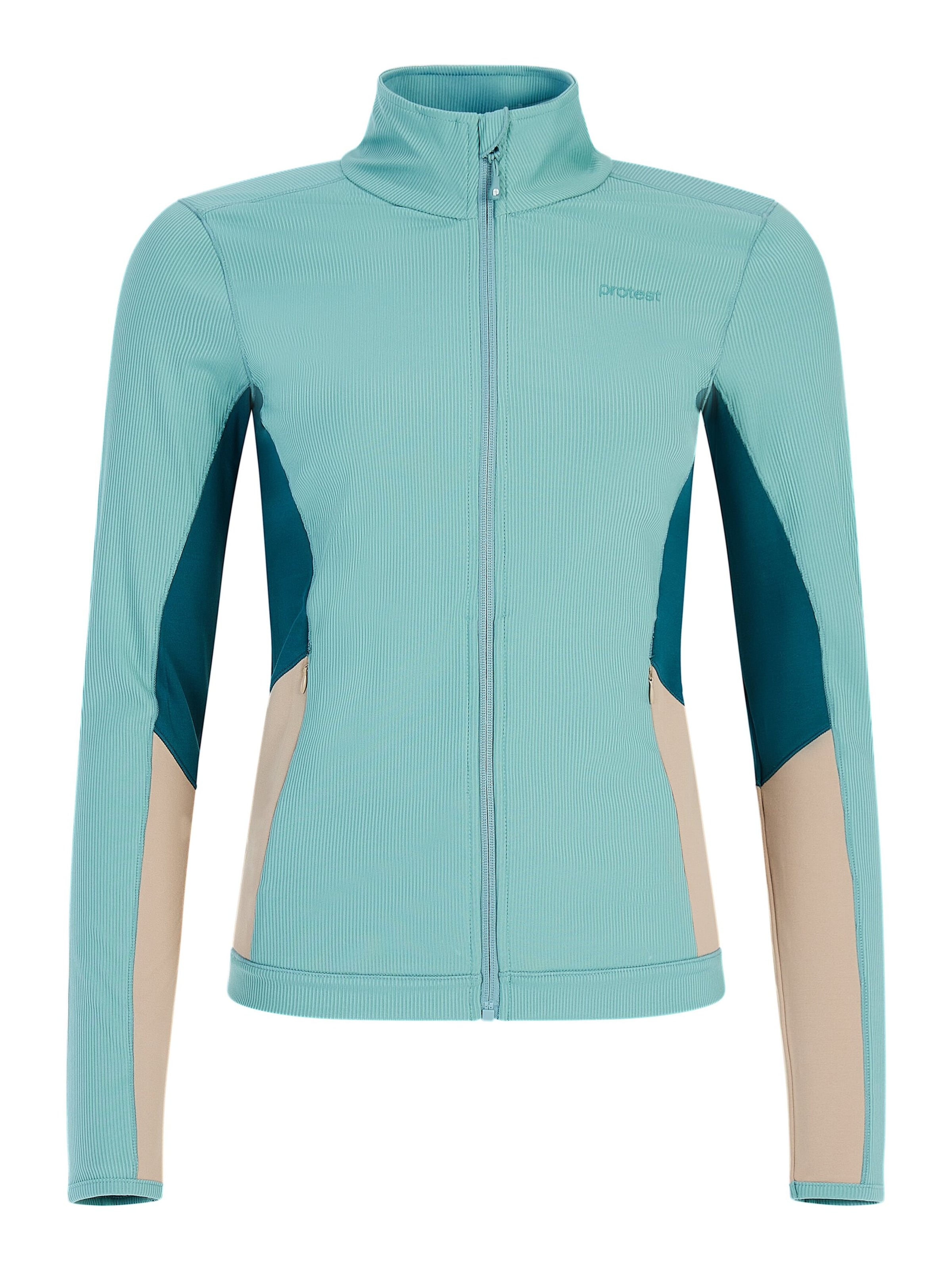 PROTEST Sports sweat jacket 'PRTNikio' in Blue: front