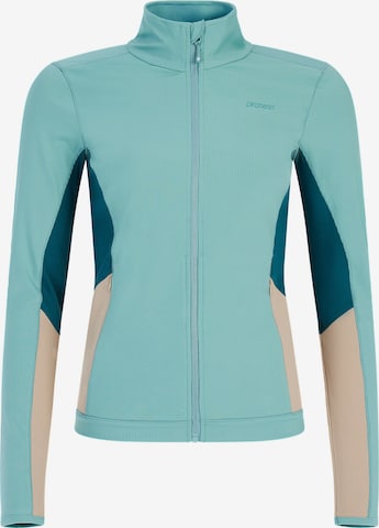 PROTEST Sports sweat jacket 'PRTNikio' in Blue: front