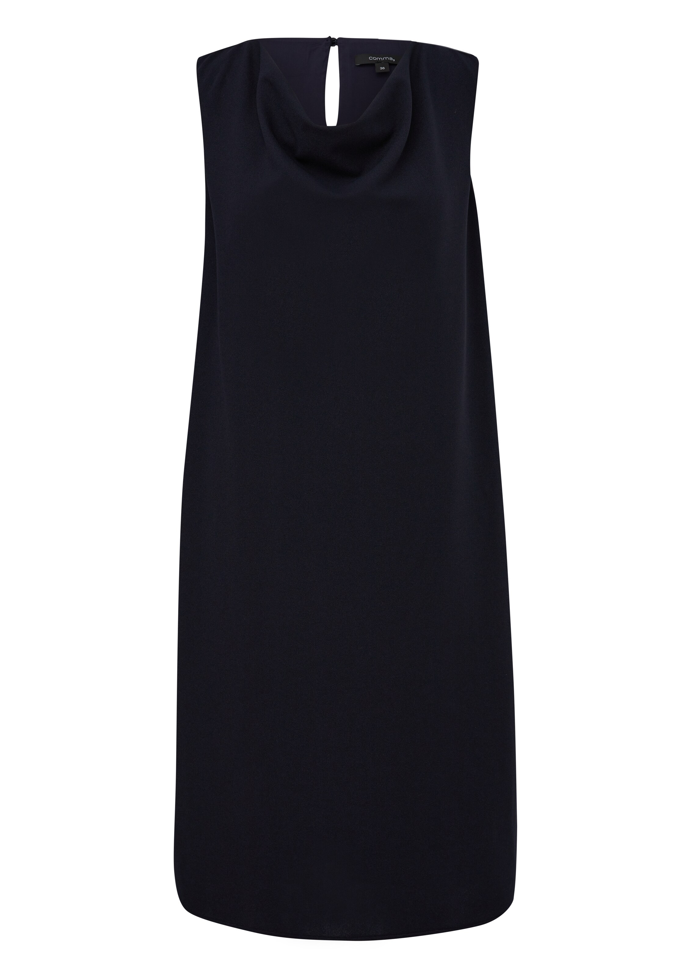 COMMA Jurk in Blauw: voorkant