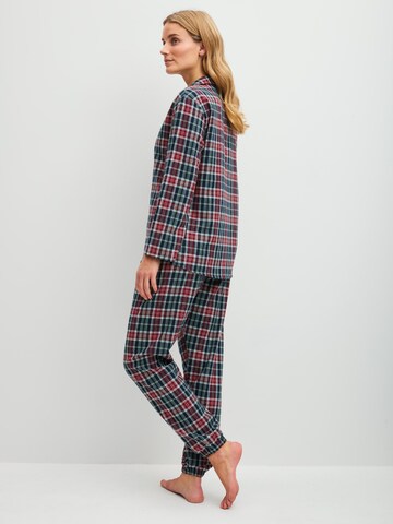 CALIDA Pyjama 'Holiday Dreams'‌‌‌‌‌‌‌ in Blau