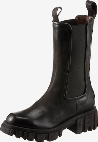 A.S.98 Chelsea boots in Zwart: voorkant