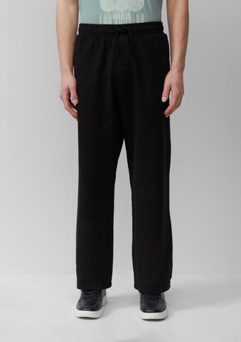 Effilé Pantalon QS en noir