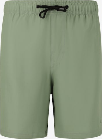 Cruz Badeshorts 'Baumville' in Grün: Vorderseite