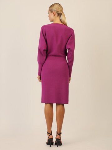 APART Knitted dress in Purple