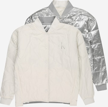 Calvin Klein Jeans Between-Season Jacket in Beige: front