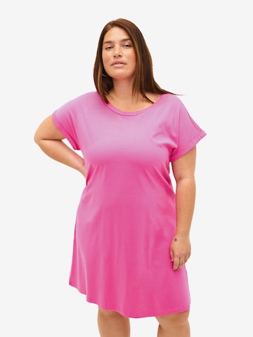 Zizzi Kleid 'MBRYNN' in Pink: predná strana