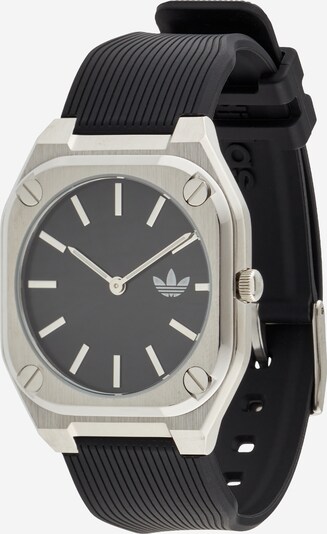 Analoginis (įprasto dizaino) laikrodis iš ADIDAS ORIGINALS, spalva – juoda / sidabrinė, Prekių apžvalga