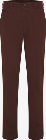 MEYER Chino Pants in Bronze: front