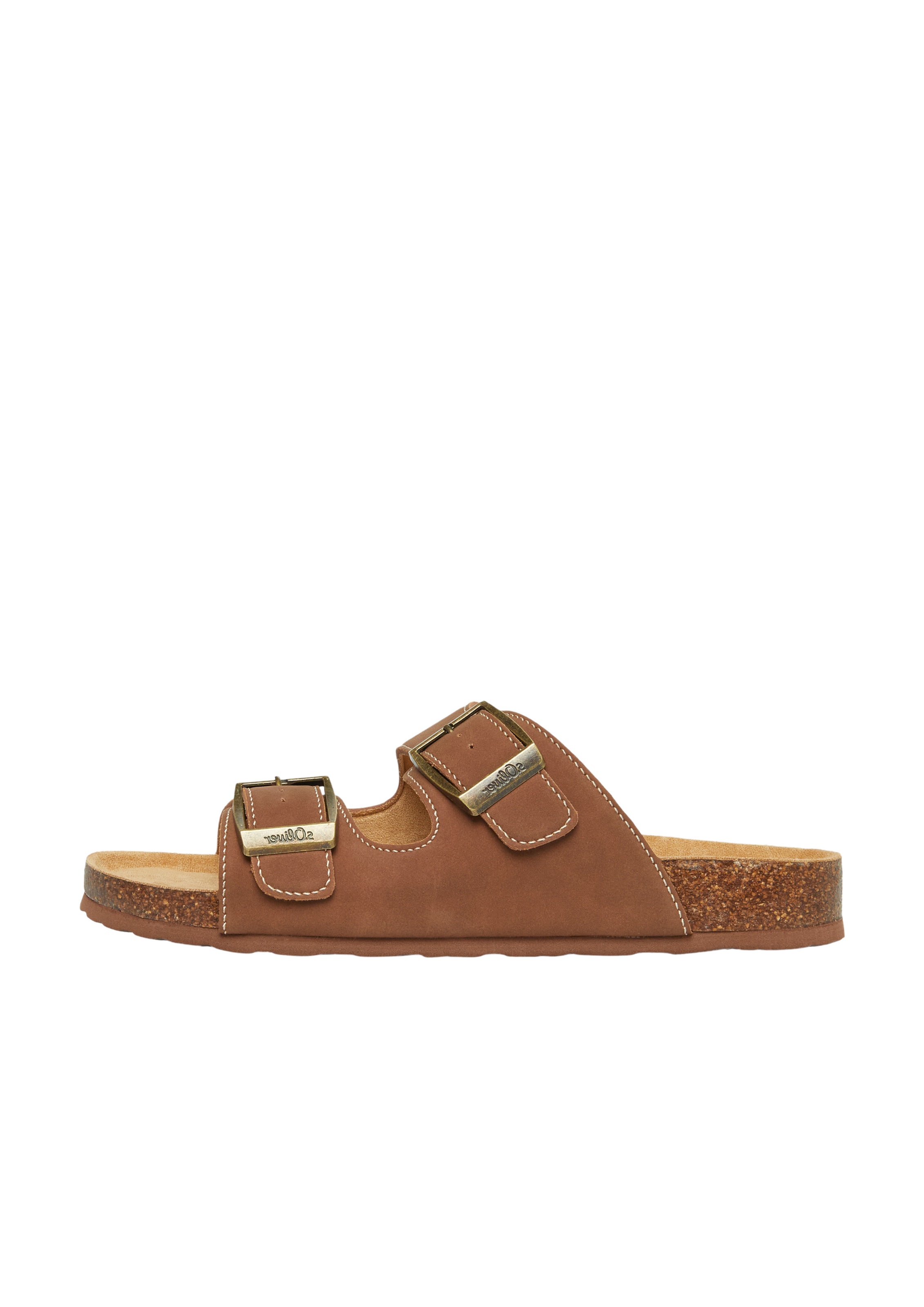 Chaussure à lacets s.Oliver en marron : devant