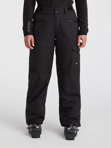 O'NEILL Loose fit Outdoor trousers in Black: front