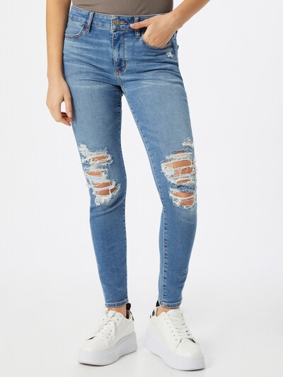 kék farmer American Eagle Jeggings, Modell nézet