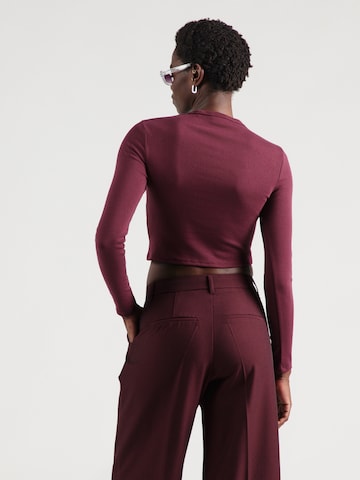 HUGO Koszulka 'Dafilomena_3' w kolorze fioletowy