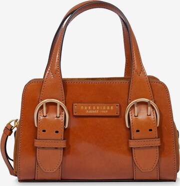 The Bridge Handbag in Brown: front