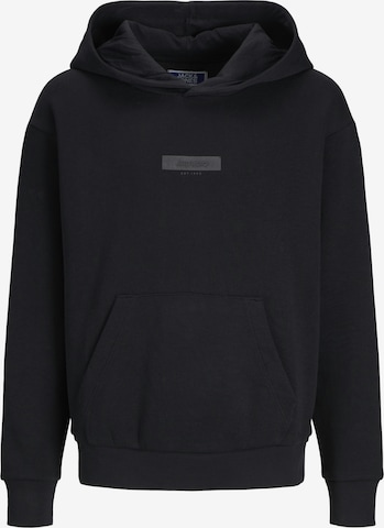 Jack & Jones Junior Hoodie 'Taka' in Schwarz: Vorderseite
