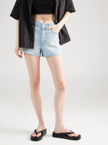 TOPSHOP Regular Shorts in Blau: predná strana