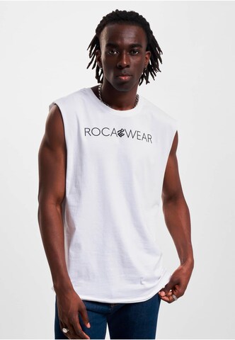 ROCAWEAR Shirt 'NextOne' in Weiß: predná strana