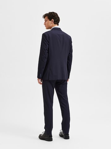 Coupe slim Veste de costume 'SLHLiam' SELECTED en bleu
