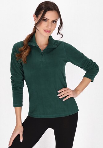 faina Athlsr - Pullover em verde: frente