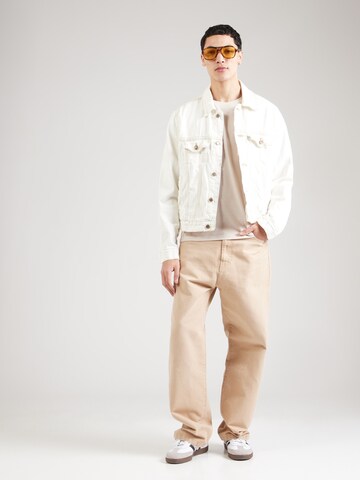 JACK & JONES Tričko 'JACEVEREST' – béžová