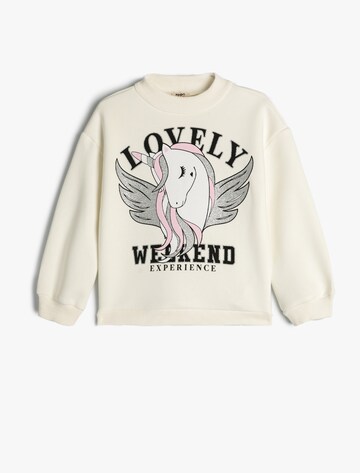 Koton Sweatshirt in Beige: voorkant
