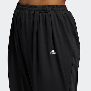 ADIDAS SPORTSWEAR Regular Workout Pants in Black