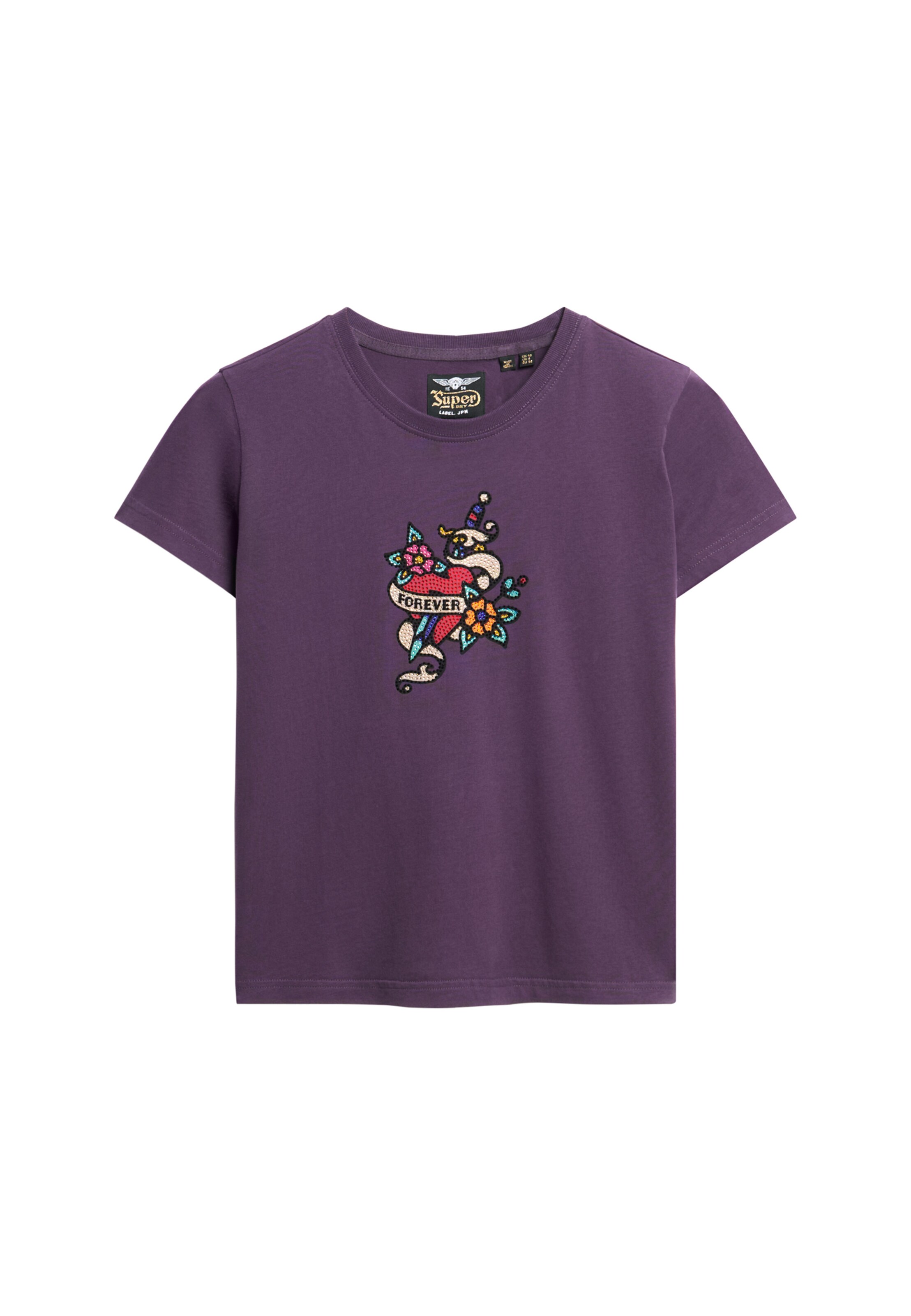 Superdry & Co Shirt in Lila: voorkant