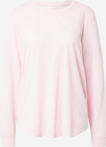 HOLLISTER - Camiseta en rosa: frente