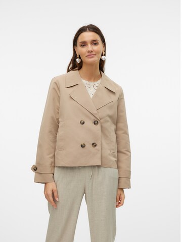 VERO MODA Overgangsfrakke 'VMCHLOEMIA' i beige: forside