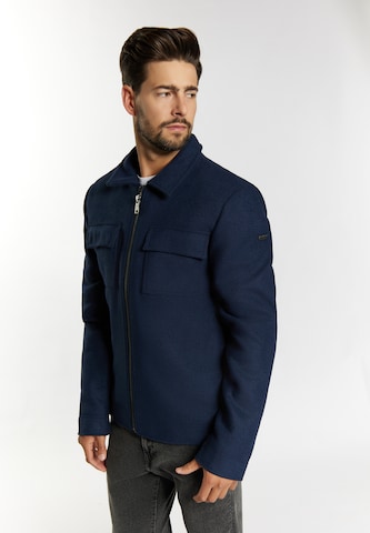 DreiMaster Vintage Between-Season Jacket 'Altiplano' in Blue: front