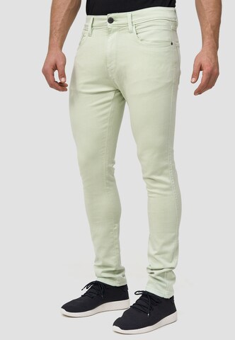 INDICODE JEANS Slimfit Jeans 'Milos' in Grün