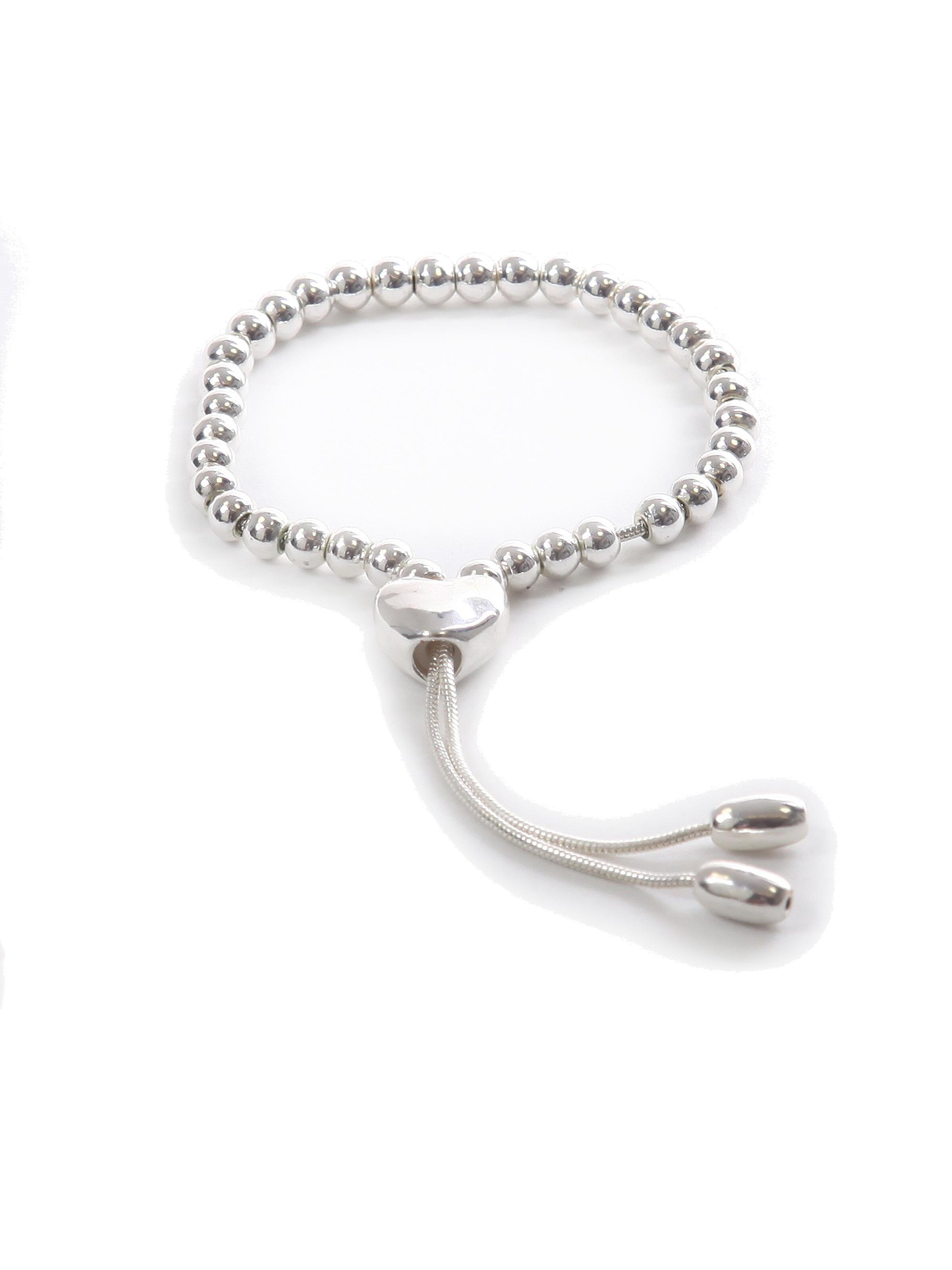 COLLEZIONE ALESSANDRO Bracelet 'Doro' in Silver: front