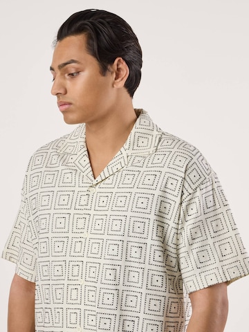 Denim Factory Comfort fit Button Up Shirt 'Resort' in White