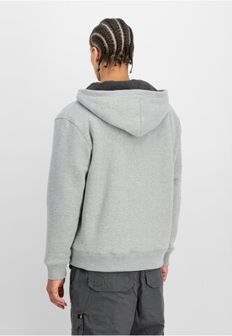 Veste de survêtement ALPHA INDUSTRIES en gris