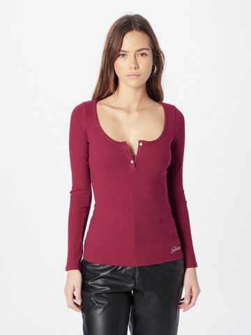 T-shirt 'Karlee' GUESS en violet : devant