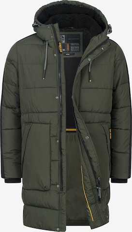 Manteau d’hiver 'INKenter' INDICODE JEANS en vert : devant