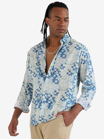 mėlyna Campus Sutra Standartinis modelis Marškiniai 'Landon '