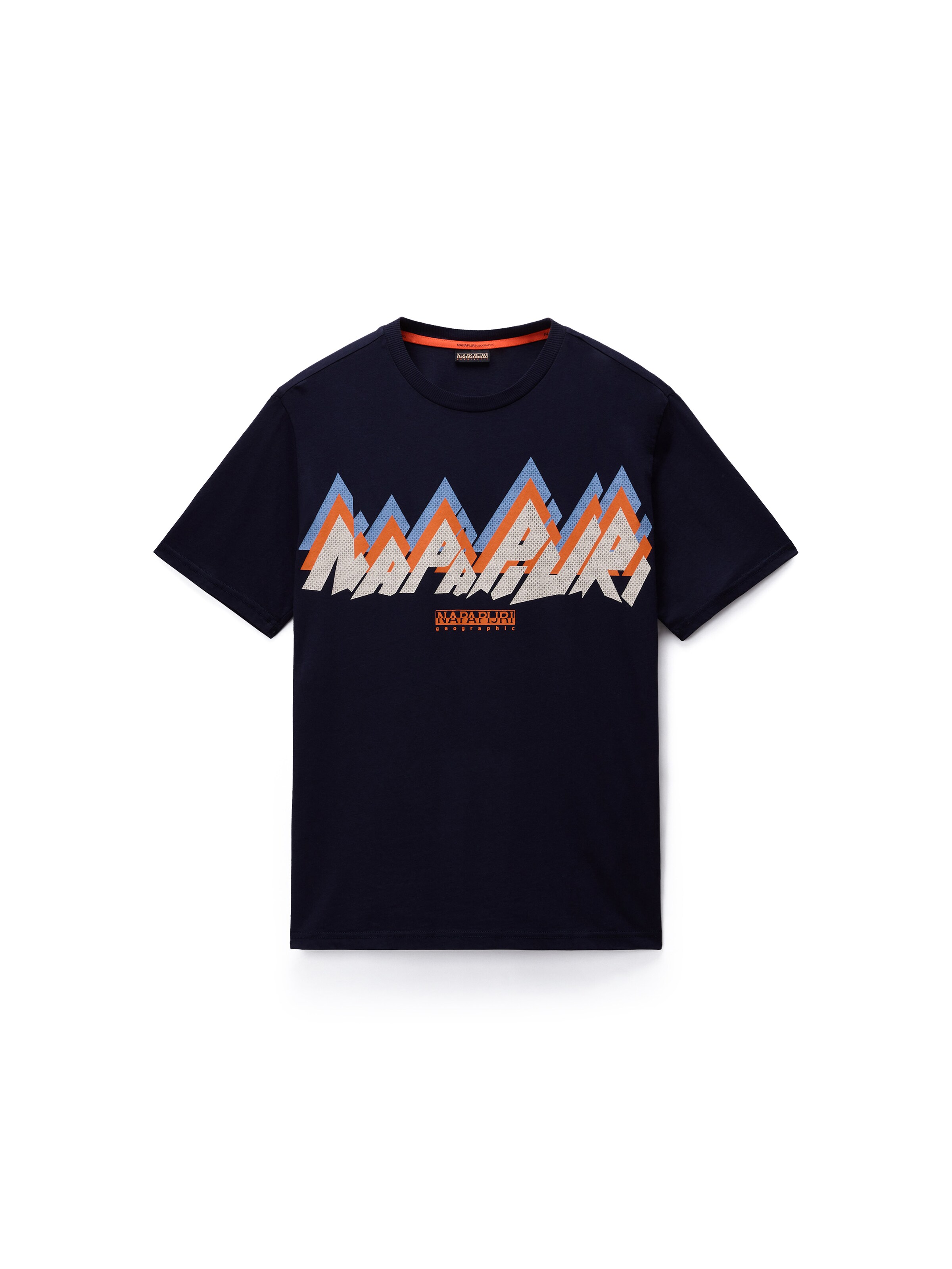 NAPAPIJRI Tričko 'S-Fiemme' - Modrá: predná strana