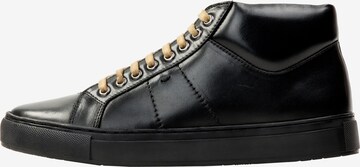 DreiMaster Klassik - Botas con cordones en negro: frente