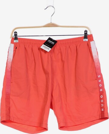 BOSS Black Shorts in 35-36 in Red: front