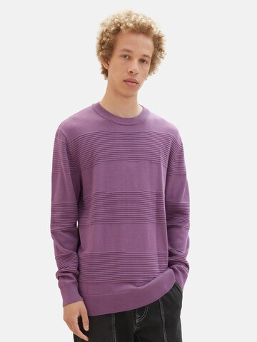 TOM TAILOR DENIM - Pullover em roxo