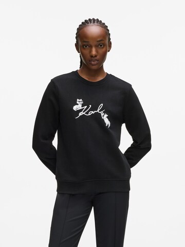 Karl Lagerfeld Tréning póló - fekete: elől