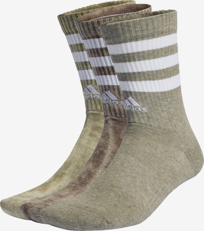 ADIDAS SPORTSWEAR Sports socks in Khaki / Reed / White, Item view