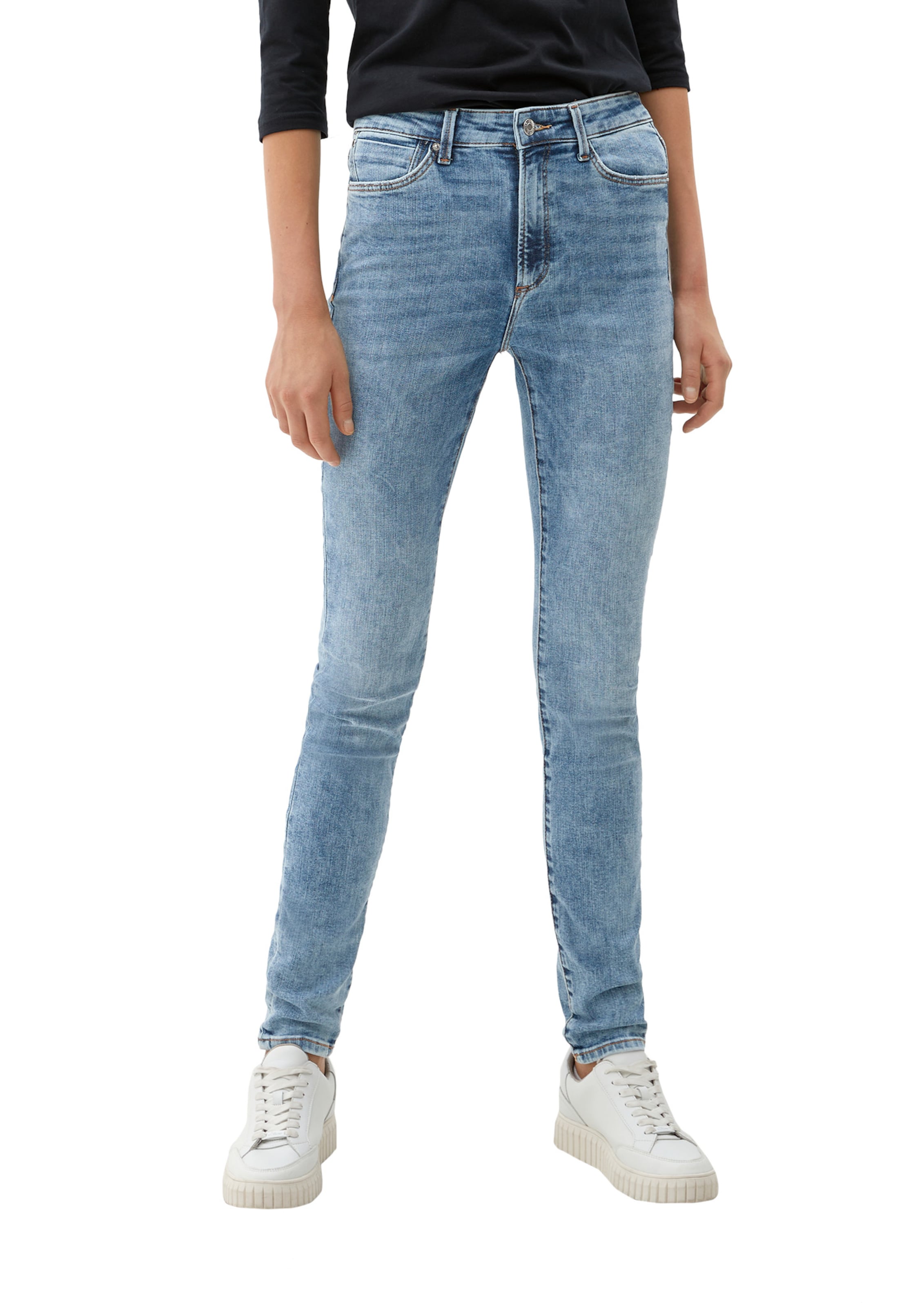 s.Oliver Skinny Jeans in Blau