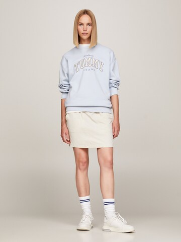 Tommy Jeans Sweatshirt 'Varsity' i blå