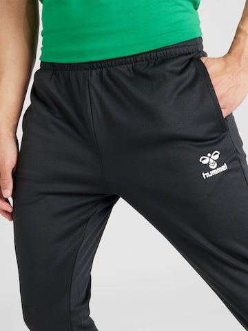 Hummel Regular Workout Pants 'ESSENTIAL' in Black
